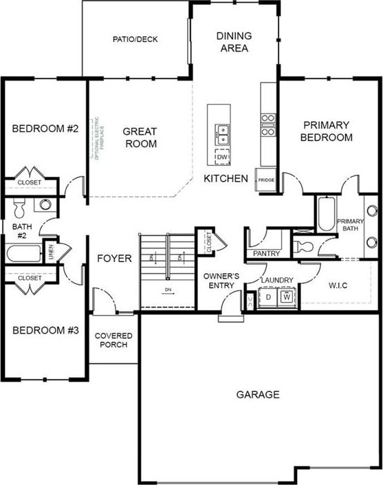 600 Mayfair Ct, Raymore, MO 64083 - property floor plan