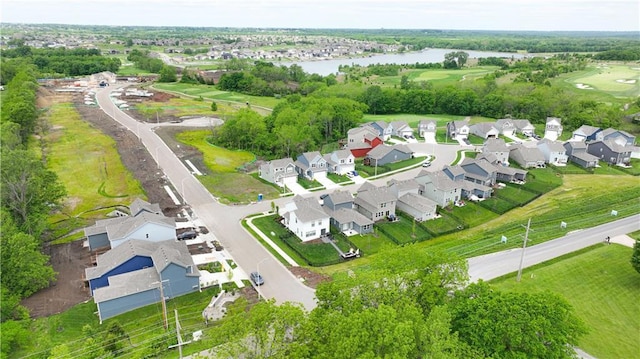 600 Mayfair Ct, Raymore, MO 64083 - view of property location featuring a large body of water and nearby suburban area