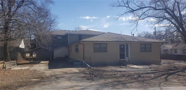 1910 S Joplin St, Pittsburg, KS 66762 - back of house with roof with shingles