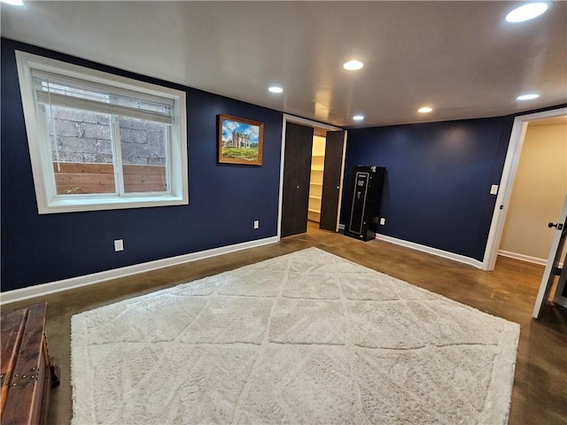 11306 E 45th St, Kansas City, MO 64133 - empty room with baseboards and recessed lighting