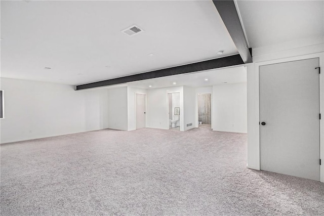 2605 W Paseo Blvd, Kansas City, MO 64108 - finished below grade area featuring carpet and recessed lighting
