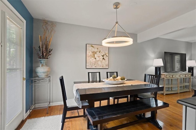9520 Lamar Ave, Overland Park, KS 66207 - dining room with light wood-style flooring