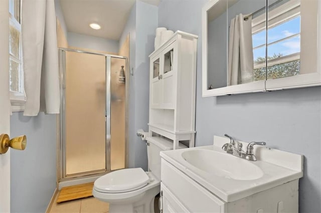 9520 Lamar Ave, Overland Park, KS 66207 - full bath with a stall shower and vanity