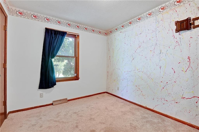 7608 N Serene Ave, Kansas City, MO 64152 - spare room with carpet and baseboards