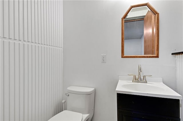 7608 N Serene Ave, Kansas City, MO 64152 - half bath featuring toilet and vanity