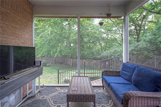 4838 Dearborn St, Mission, KS 66202 - view of patio / terrace featuring an outdoor living space