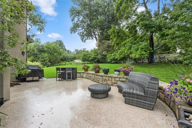 5403 Windsor Ln, Fairway, KS 66205 - view of patio / terrace featuring a grill