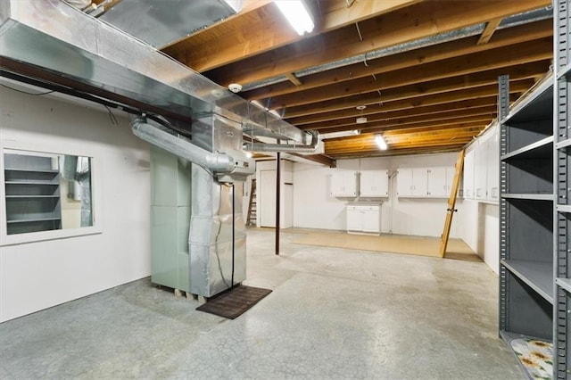 3000 Cedar Crest Dr, Independence, MO 64057 - unfinished below grade area with heating unit