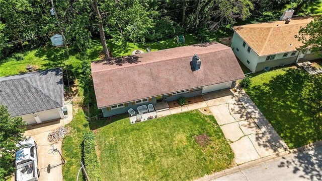 10621 E 32nd St, Independence, MO 64052 - aerial view of property and surrounding area