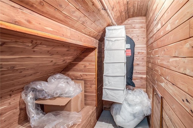 2738 S Crysler Ave, Independence, MO 64052 - sauna with wooden walls and wood ceiling