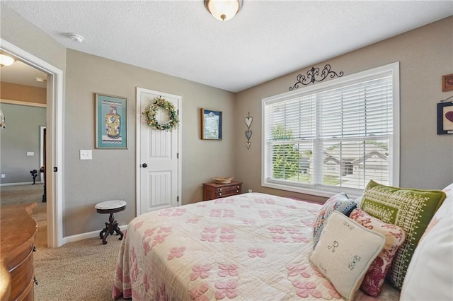 1037 NW 91st Ter, Kansas City, MO 64155 - bedroom featuring carpet, baseboards, and a textured ceiling