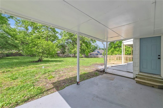 706 W Cedar St, Olathe, KS 66061 - view of patio / terrace featuring entry steps