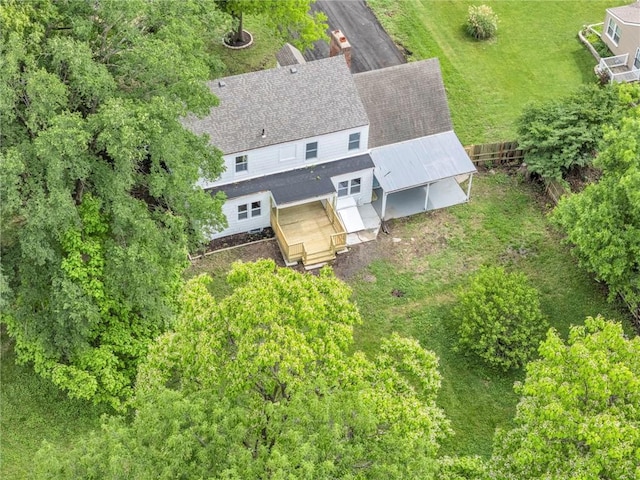 706 W Cedar St, Olathe, KS 66061 - aerial view of property and surrounding area