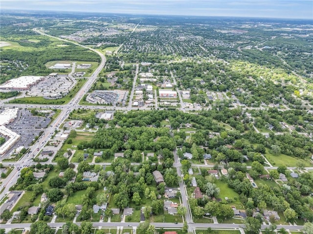 706 W Cedar St, Olathe, KS 66061 - aerial view of property and surrounding area