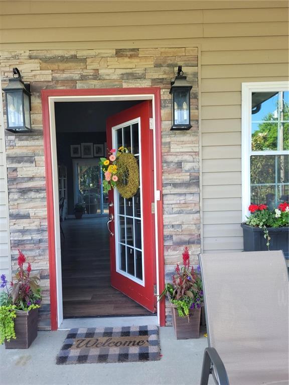 1154 SE 364p Rd, Clinton, MO 64735 - entrance to property with stone siding