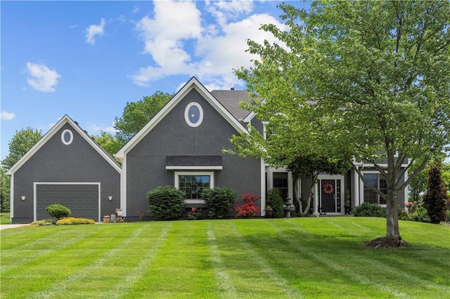 15801 Parkhill St, Overland Park, KS 66221 - view of front of property with a front lawn
