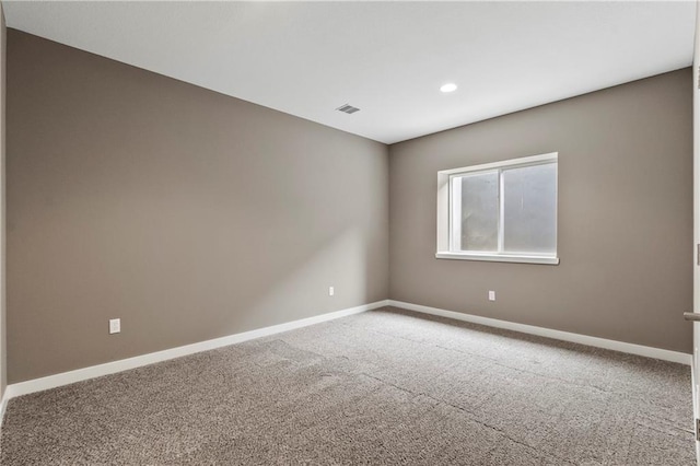8756 Houston St, Lenexa, KS 66227 - carpeted empty room featuring baseboards and recessed lighting