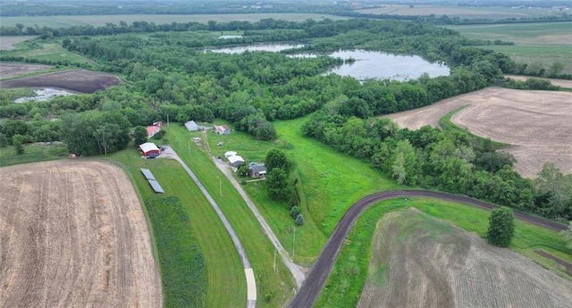 10855 72nd Rd, Agency, MO 64401 - aerial overview of property's location featuring a large body of water and rural landscape