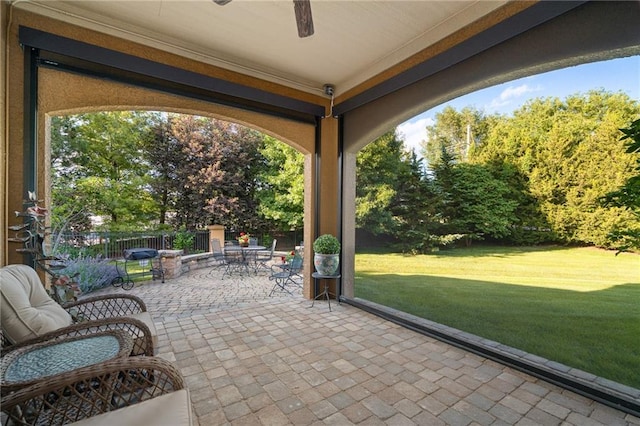 3116 W 137th St, Leawood, KS 66224 - view of patio / terrace with outdoor dining area