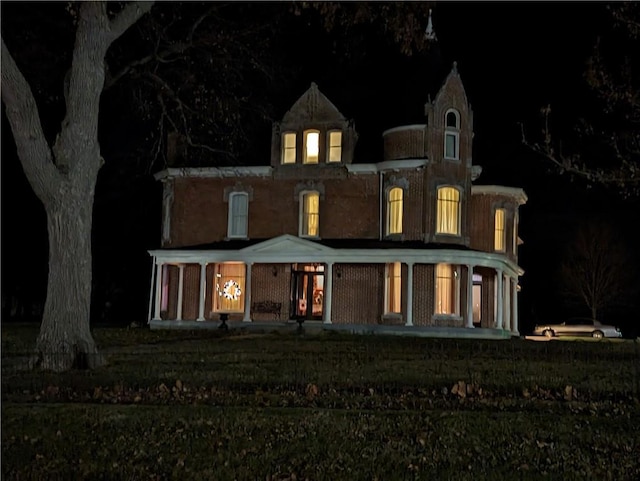 433 W State St, Troy, KS 66087 - view of back of house at night
