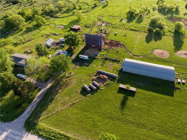 476 170th St, Fort Scott, KS 66701 - aerial overview of property's location featuring rural landscape