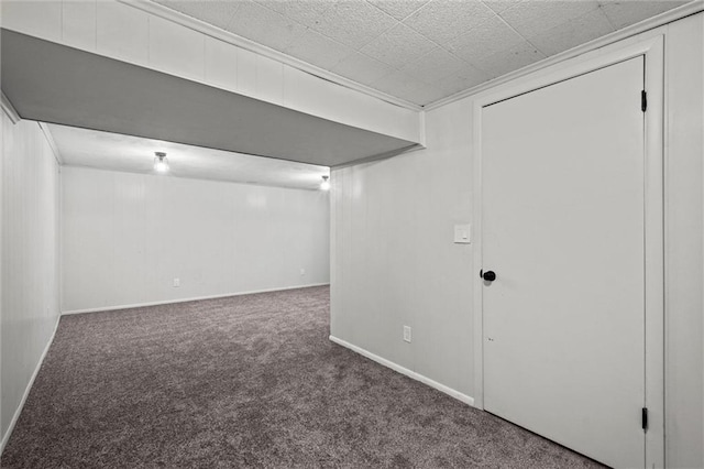 17207 E Swope Ln, Independence, MO 64056 - finished below grade area featuring carpet floors and baseboards