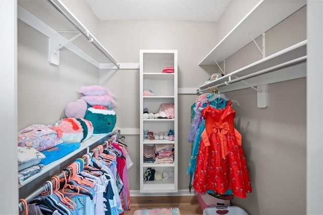 6221 W 126th Ter, Overland Park, KS 66209 - spacious closet featuring wood finished floors