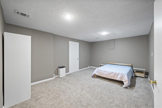 6221 W 126th Ter, Overland Park, KS 66209 - carpeted bedroom with a textured ceiling and recessed lighting