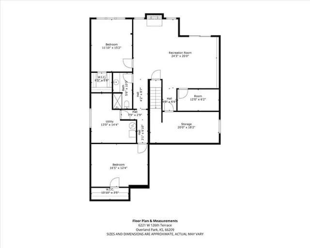 6221 W 126th Ter, Overland Park, KS 66209 - view of property floor plan