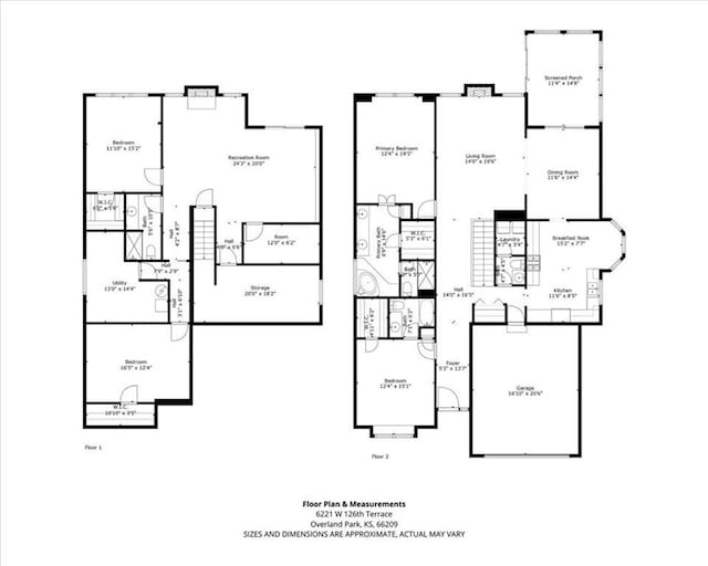 6221 W 126th Ter, Overland Park, KS 66209 - view of home floor plan