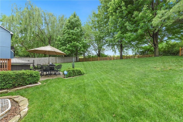 800 Ash Ct, Lansing, KS 66043 - view of yard featuring a patio