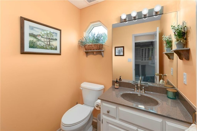 800 Ash Ct, Lansing, KS 66043 - half bathroom with vanity and toilet
