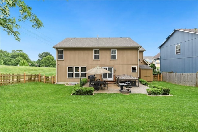 800 Ash Ct, Lansing, KS 66043 - rear view of house featuring a patio area