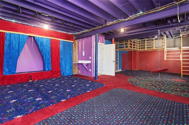 3104 SE 2nd St, Lees Summit, MO 64063 - basement with carpet floors