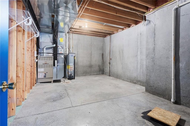 3104 SE 2nd St, Lees Summit, MO 64063 - unfinished below grade area with gas water heater and heating unit