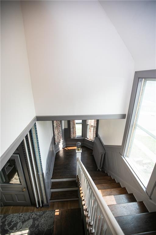 1017 Angelique St, Saint Joseph, MO 64501 - stairway with wood finished floors