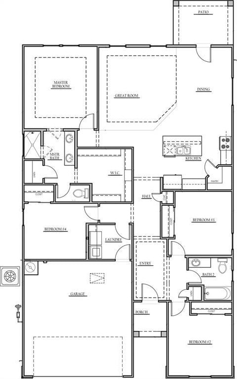 20664 Barker St, Spring Hill, KS 66083 - home floor plan