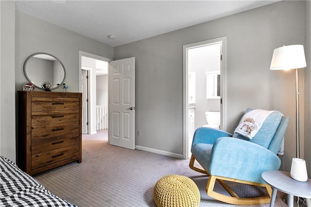 9816 W 132nd Ter, Overland Park, KS 66213 - carpeted bedroom featuring baseboards and ensuite bath