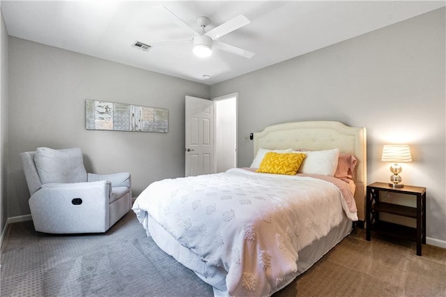 9816 W 132nd Ter, Overland Park, KS 66213 - carpeted bedroom featuring baseboards and ceiling fan