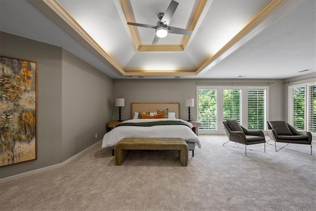 4829 W 144th Ter, Leawood, KS 66224 - bedroom with carpet and a raised ceiling