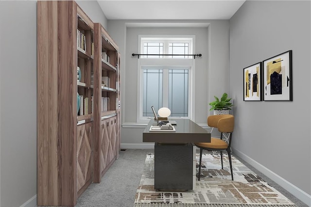 2055 NW Obrien Rd, Lees Summit, MO 64081 - office area with baseboards and light colored carpet