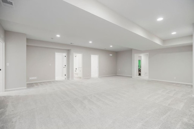 2055 NW Obrien Rd, Lees Summit, MO 64081 - empty room with recessed lighting and light carpet
