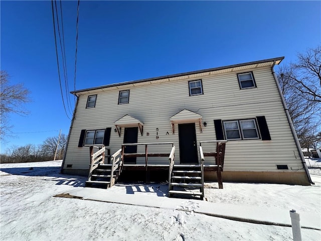 519 N Warren St, Warrensburg, MO 64093 - view of front facade with a deck