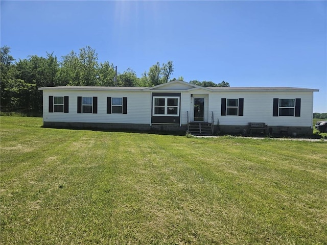 1292 255th St, Fort Scott, KS 66701 - manufactured / mobile home with crawl space and a front yard