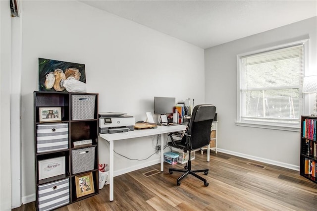12500 E 48th Ter S, Independence, MO 64055 - office space featuring wood finished floors and baseboards