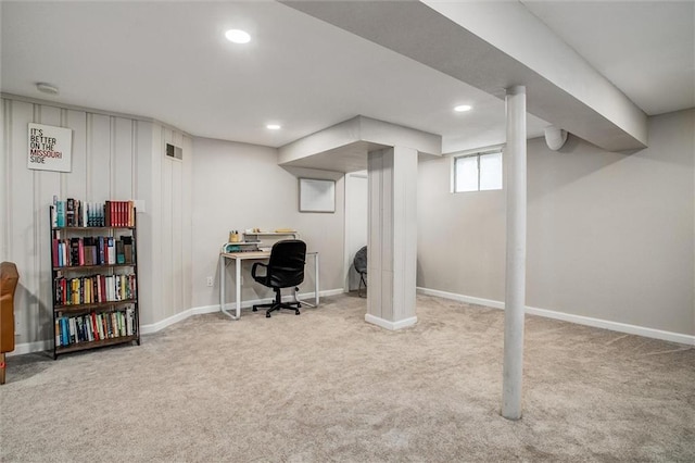 12500 E 48th Ter S, Independence, MO 64055 - carpeted office with recessed lighting and baseboards