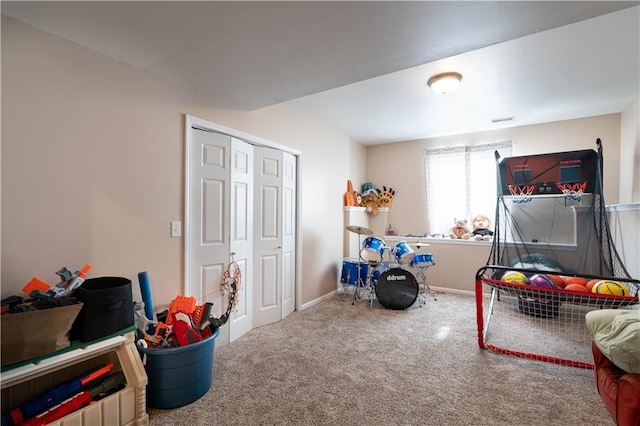3100 Clarendon Rd, Sedalia, MO 65301 - game room featuring carpet flooring and baseboards