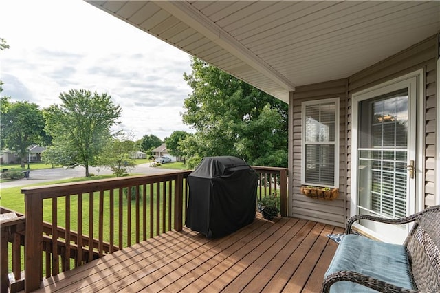 3100 Clarendon Rd, Sedalia, MO 65301 - deck with a grill and a lawn