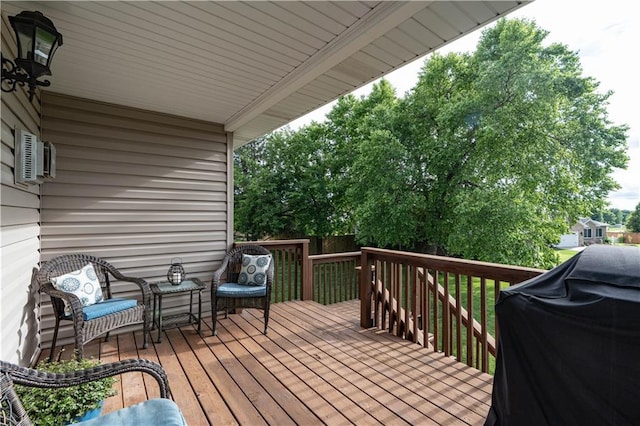 3100 Clarendon Rd, Sedalia, MO 65301 - deck featuring a grill