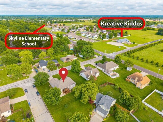 3100 Clarendon Rd, Sedalia, MO 65301 - aerial view of residential area
